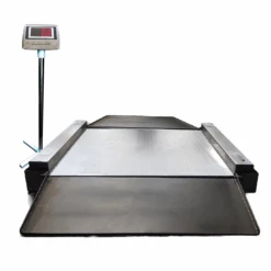 SHARK Ultra Low Profile PLATFORM With RAMP Floor Weighing Scale FULLY STAINLESS STEEL