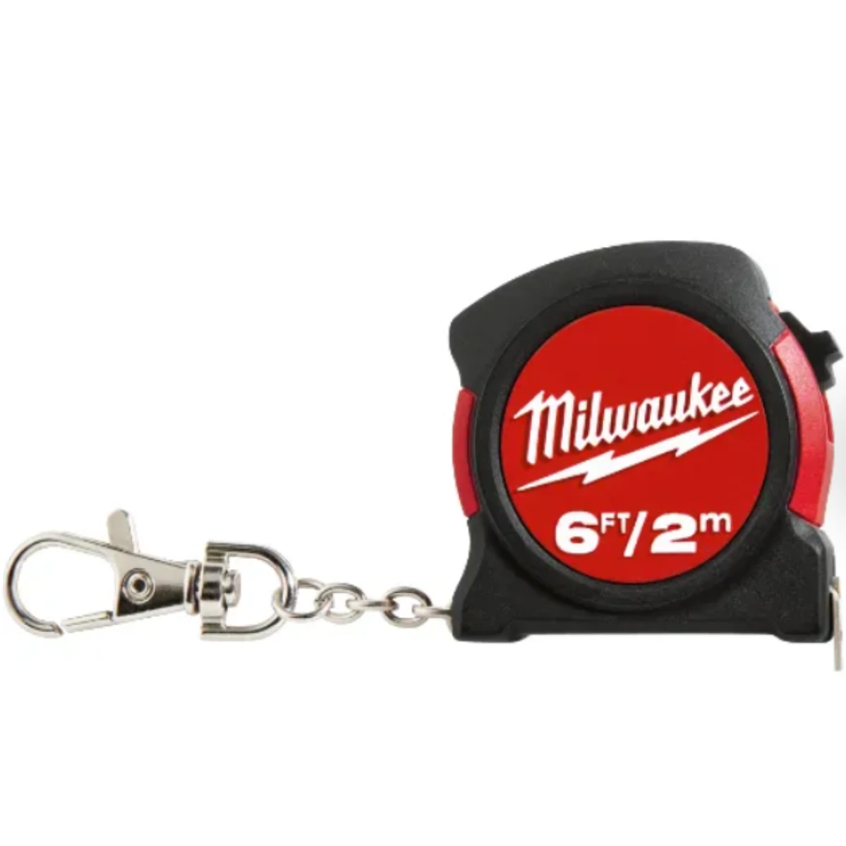 MILWAUKEE 2M/6FT Pocket Measuring Tape With Key Chain 48-22-5506 1 MILWAUKEE 2M/6FT Pocket Measuring Tape With Key Chain 48-22-5506
