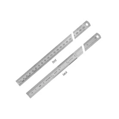 Vogel 1026330015, 6"/150MM Stainless Steel Rulers, (Front) Metric Graduations, (Back) Inches Graduation 1/10, 1/100 1 Vogel 1026330015, 6"/150MM Stainless Steel Rulers, (Front) Metric Graduations, (Back) Inches Graduation 1/10, 1/100