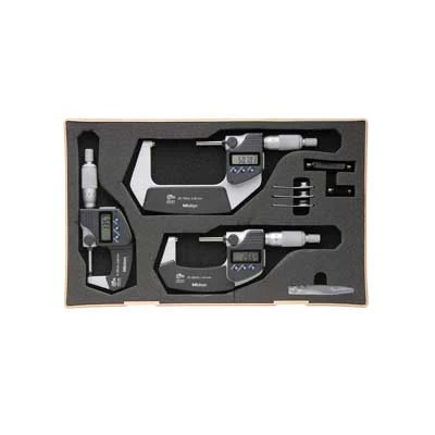 Mitutoyo 293-962-30, (Set Of 3) IP65, 0/75MM, Digimatic Digital Micrometer With Data Output (Both MM & Inches) 1 Mitutoyo 293-962-30, (Set Of 3) IP65, 0/75MM, Digimatic Digital Micrometer With Data Output (Both MM & Inches)