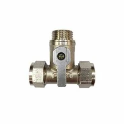 Husky Stop Valve Tee 15MM X 15MM X 1/2 (C X C X MI)