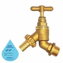 Husky 216 Brass Garden Tap With 3/4 Nozzle